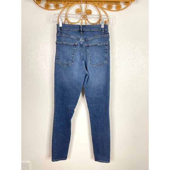 REFORMATION Havana Washed Denim High & Skinny Jeans - Picture 6 of 8